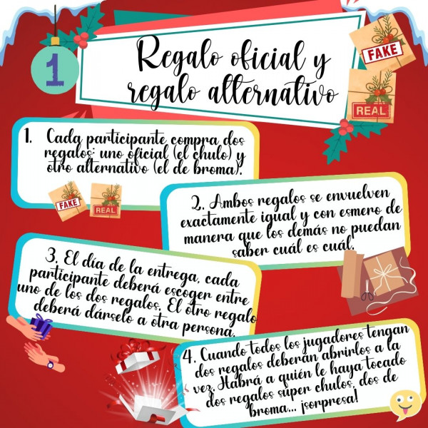 5 IDEAS PARA JUGAR AL AMIGO INVISIBLE