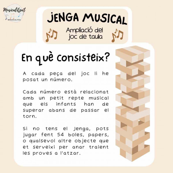 JENGA MUSICAL @musicalitza