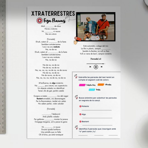 10 CANÇONS PER A LES TEVES CLASSES DE LLENGUA