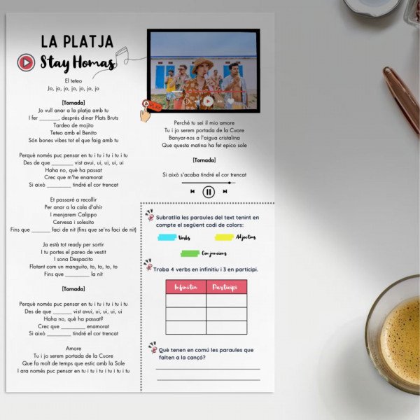 10 CANÇONS PER A LES TEVES CLASSES DE LLENGUA