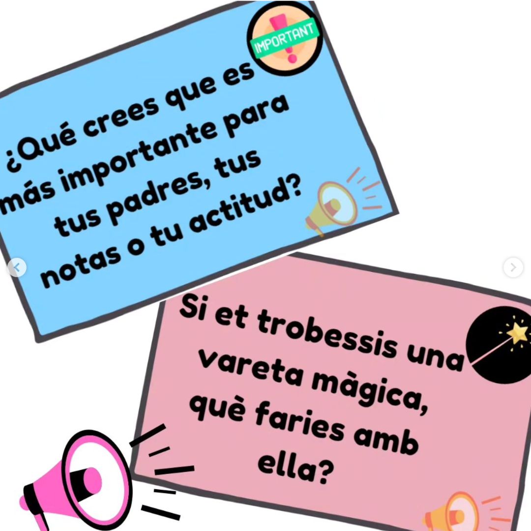 Profes Papel Tijera 50 TARJETAS DE EXPRESIÓN ORAL