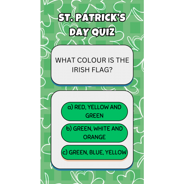 St.Patrick's Quiz Easy