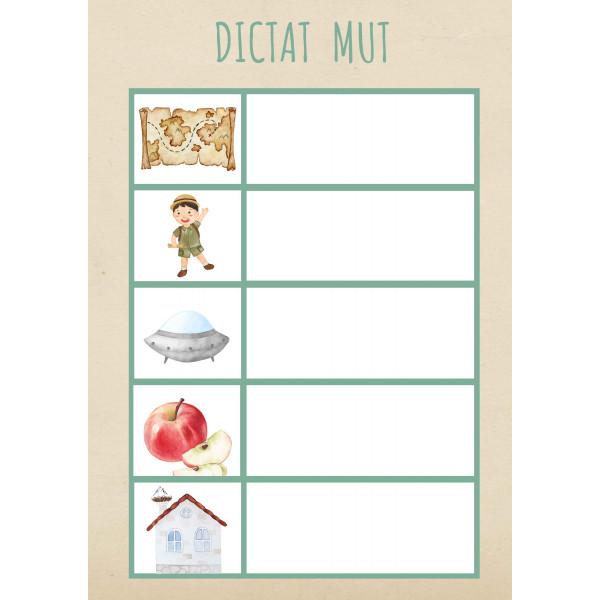 DICTAT MUT PARAULES CURTES