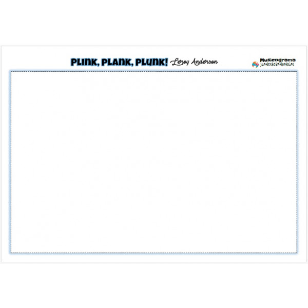 Musicograma PLINK PLANK PLUNK - Leroy Anderson + Vídeo