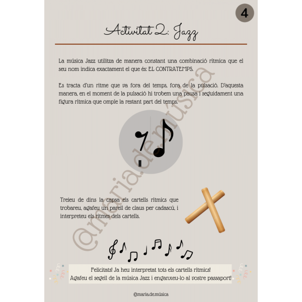 Capsa d'aprenentatge "La història de la música"