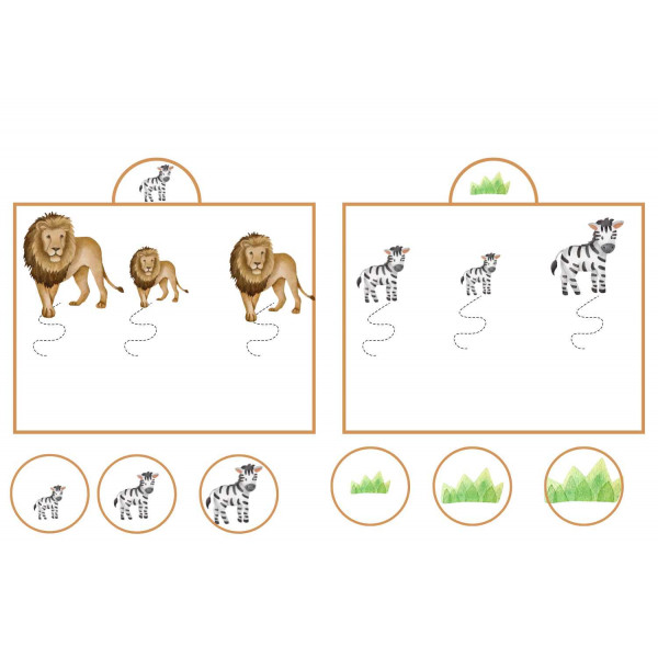 petit mitjà i gran//pequeño mediano y grande