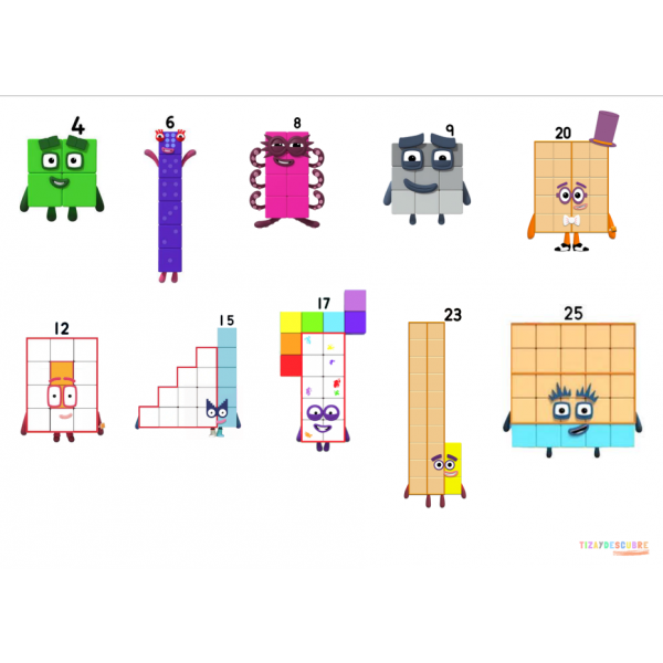 SERIACIÓN NUMBERBLOCKS 1-40