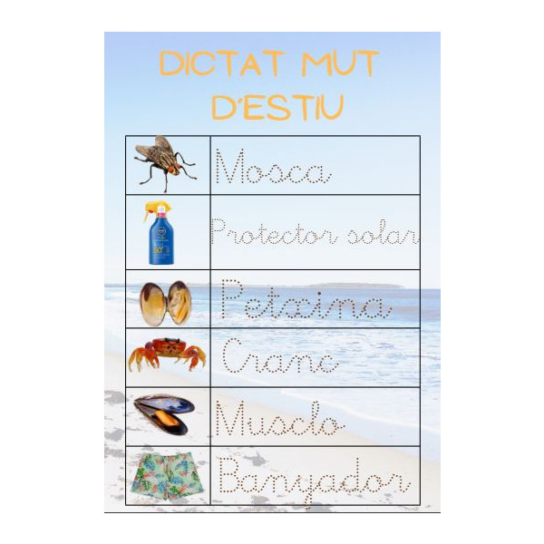 Propostes de lectoescriptura d'estiu