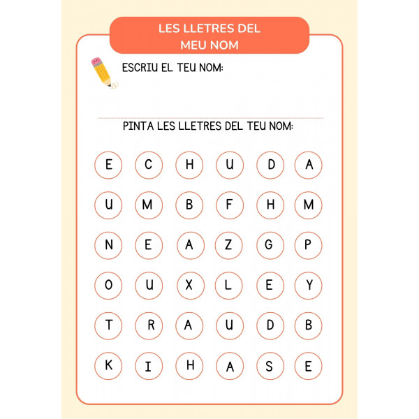 Treballem la lletra d'imprenta