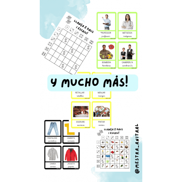 VOCABULARI PER CATEGORIES