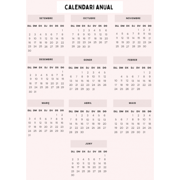 AGENDA DOCENT 24/25