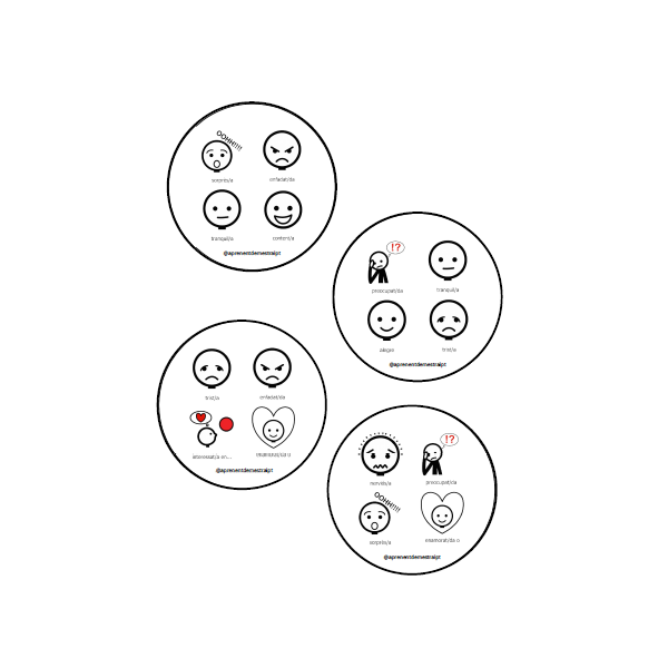 Joc símbol comú pictogrames emocions en CAST&CAT