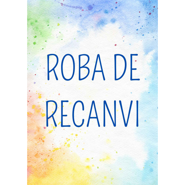 Cartells armari material “colors”