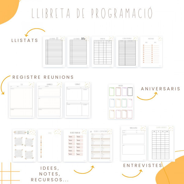 Quadern de programació 24/25 CATALÀ i CASTELLANO