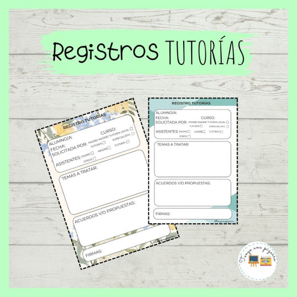 Registro de tutorías