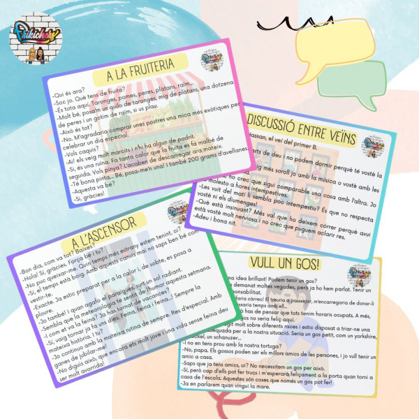 13 DIÀLEGS PER A TREBALLAR LA COMUNICACIÓ ORAL