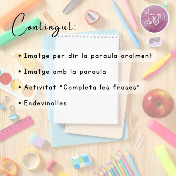 Presentació de suport dels passatemps de tornada a l'escola