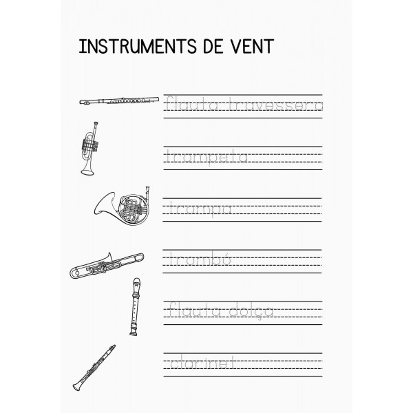 Famílies d'instruments