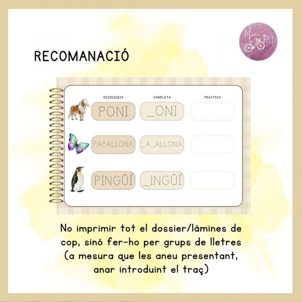 Aprenem a escriure  PAL