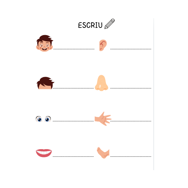 2 FITXES PART DEL CAP. LECTURA I ESCRIPTURA DE PARAULES.