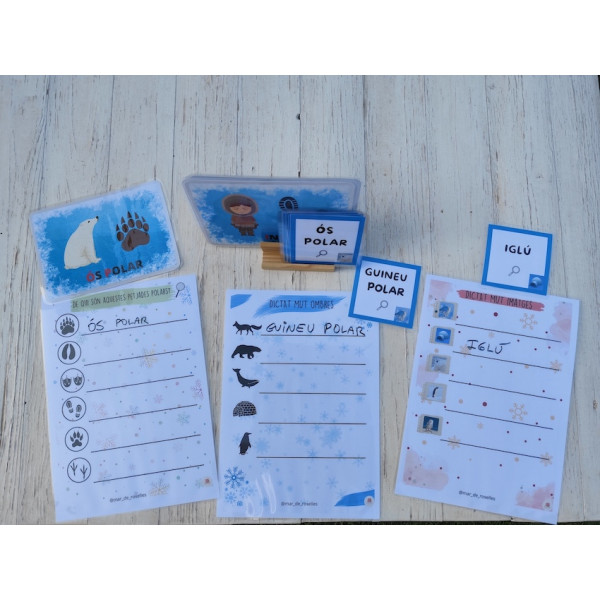 Material TEMÀTICA POLAR i PETJADES animals (català)