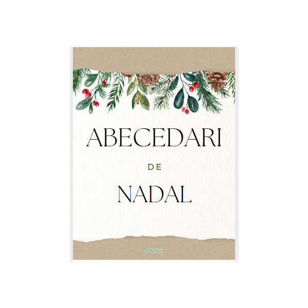 Abecedari de Nadal -aquarel·la-