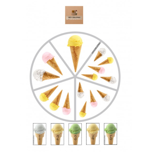 Lógico-matemática manipulativa pinzas de las estaciones