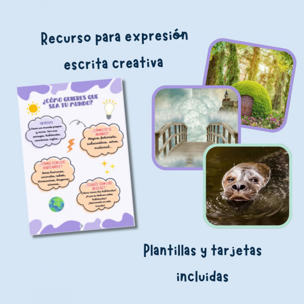 CREA TU PROPIO MUNDO - Expresión de escrita creativa (CAST / CAT)