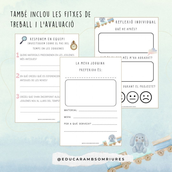 PROJECTE / SITUACIÓ D'APRENENTATGE : LES JOGUINES I ELS JOCS AL LLARG DEL TEMPS