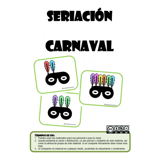 Seriación - carnaval