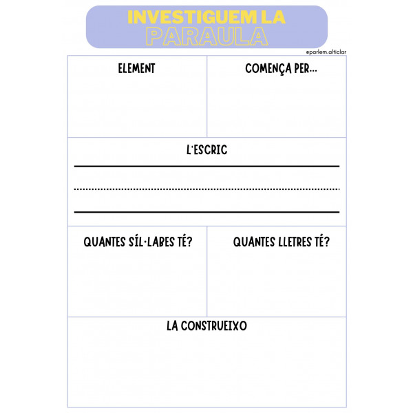 Targetes de paraules