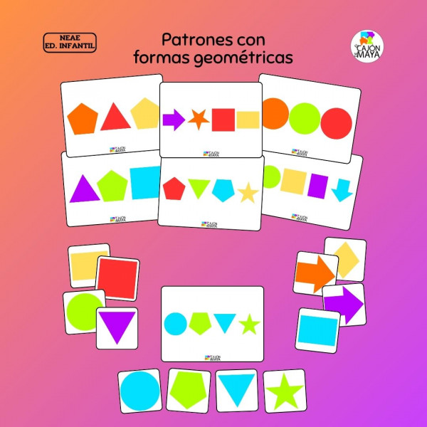 Patrones con formas geométricas