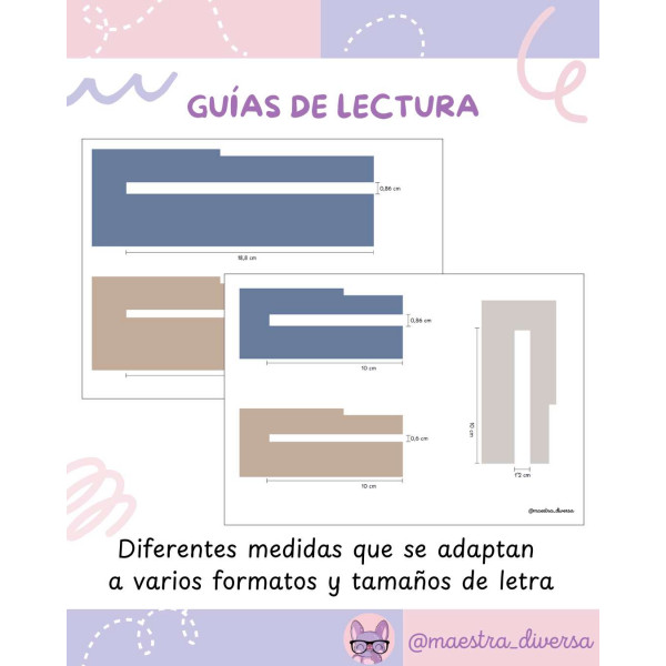 Guías de lectura (para alumnado con TDA/TDAH o dislexia)