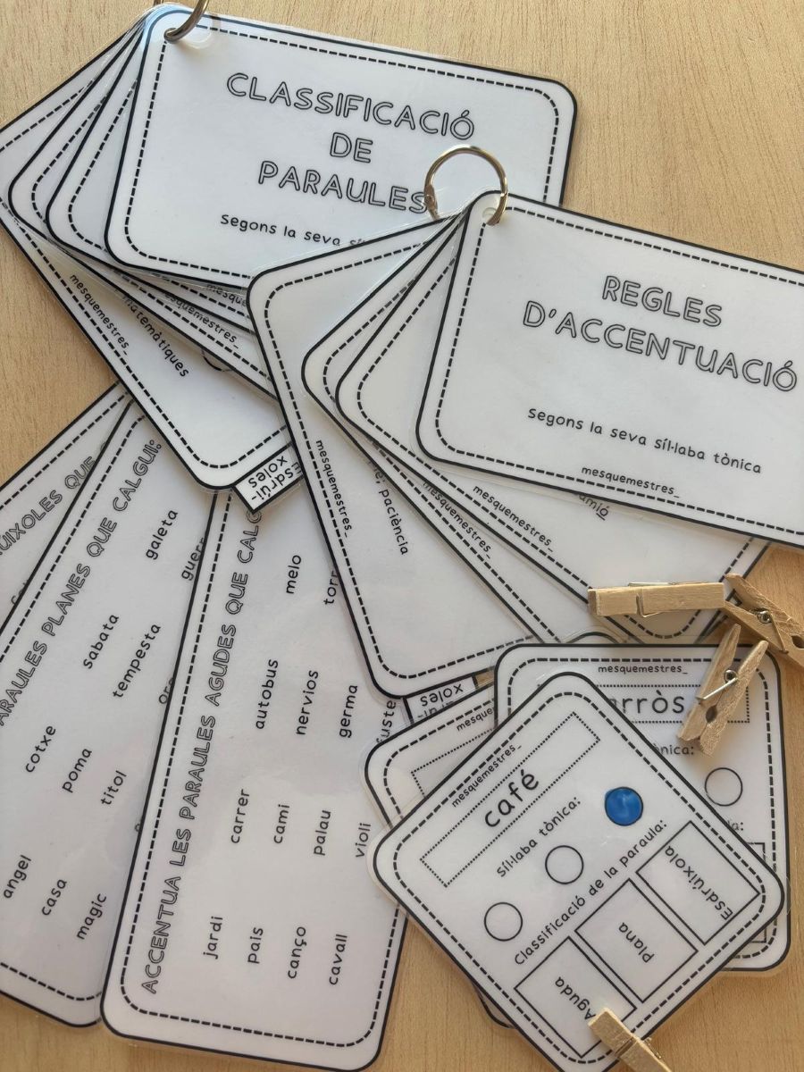 ACCENTUACIÓ I CLASSIFICACIÓ DE PARAULES