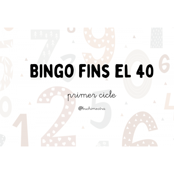Bingo fins el 40