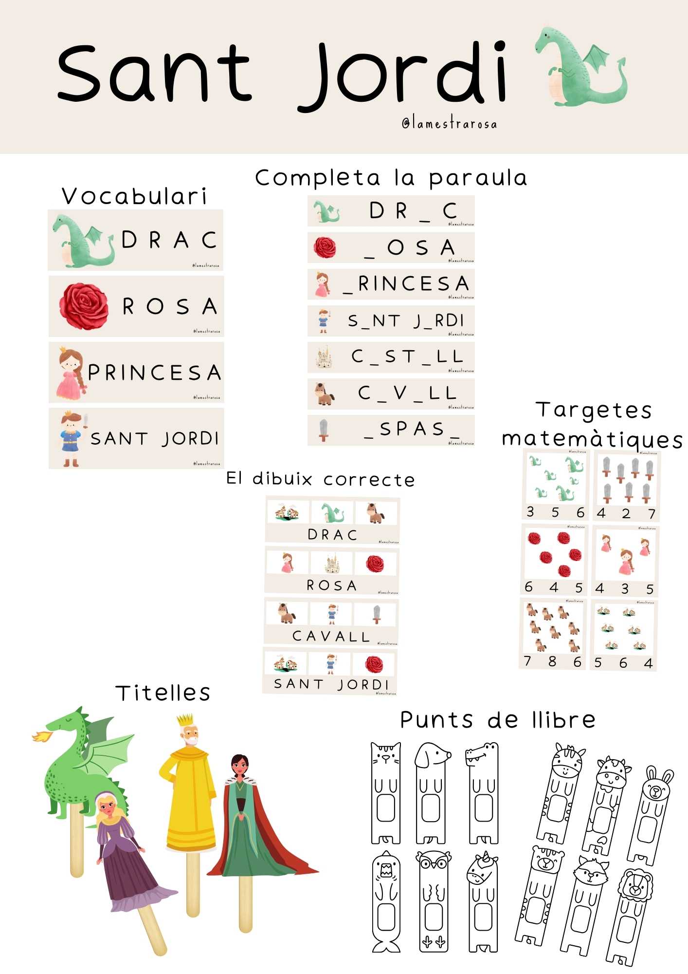 Sant Jordi @lamestrarosa