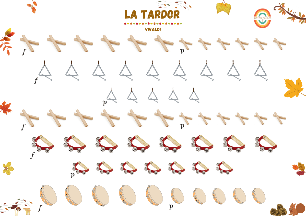 Musicograma: LA TARDOR de VIVALDI