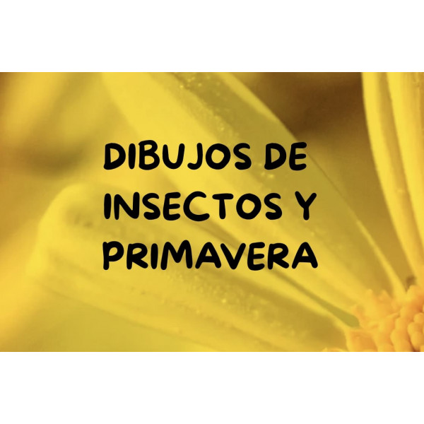 Dibujos para colorear Primavera