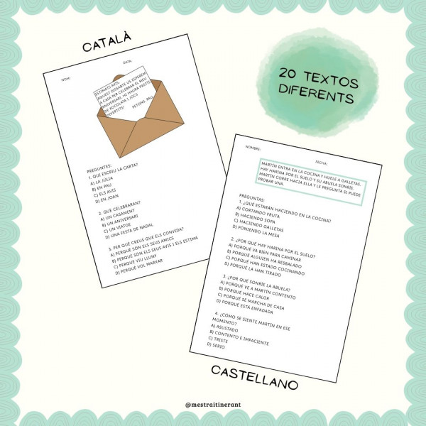 DOSSIER COMPRENSIÓ LECTORA