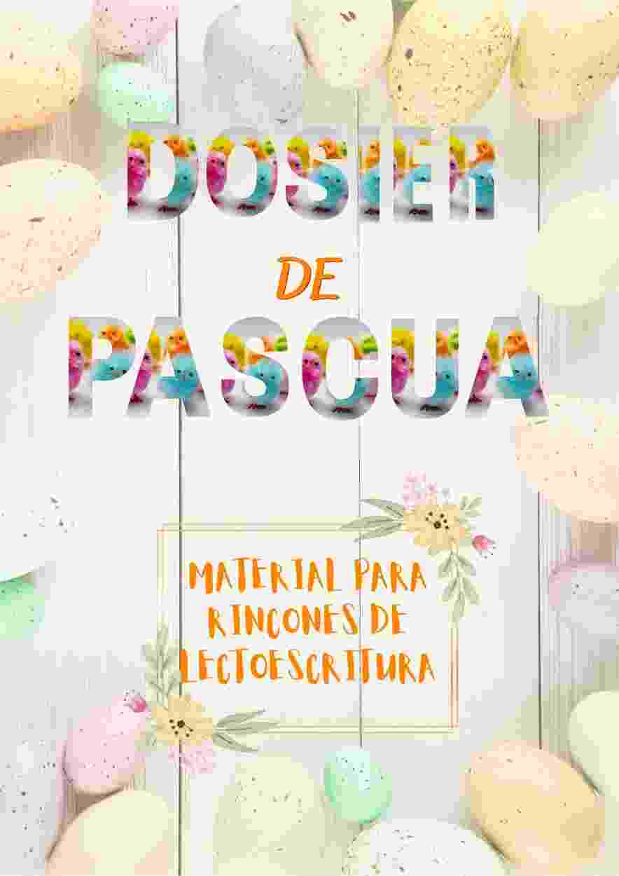 Dosier lectoescritura Pascua