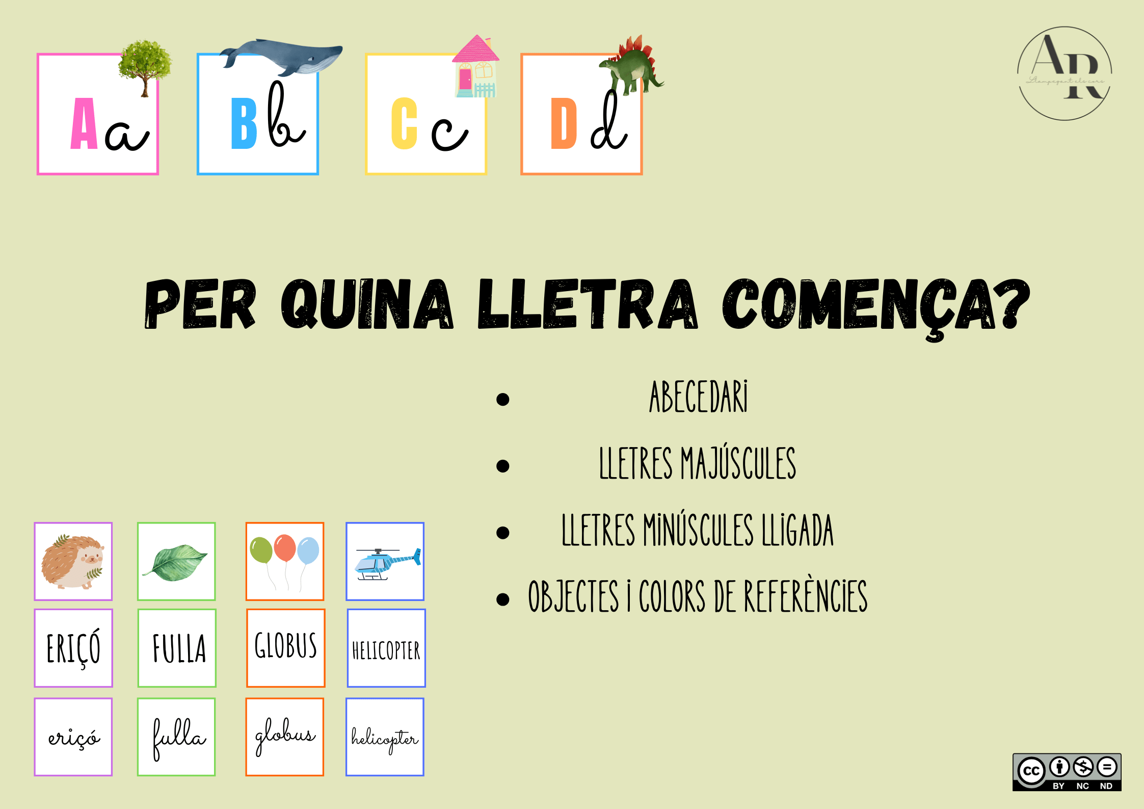 PER QUINA LLETRA COMENÇA?