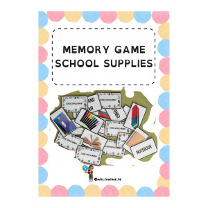 Memory School Supplies