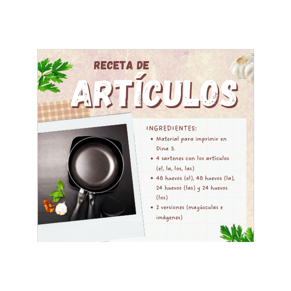 Los artículos (sartenes)