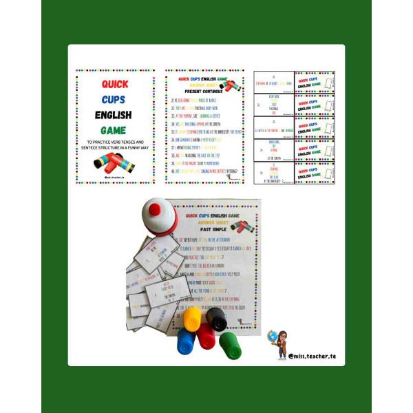 Speed cups GRAMMAR edition