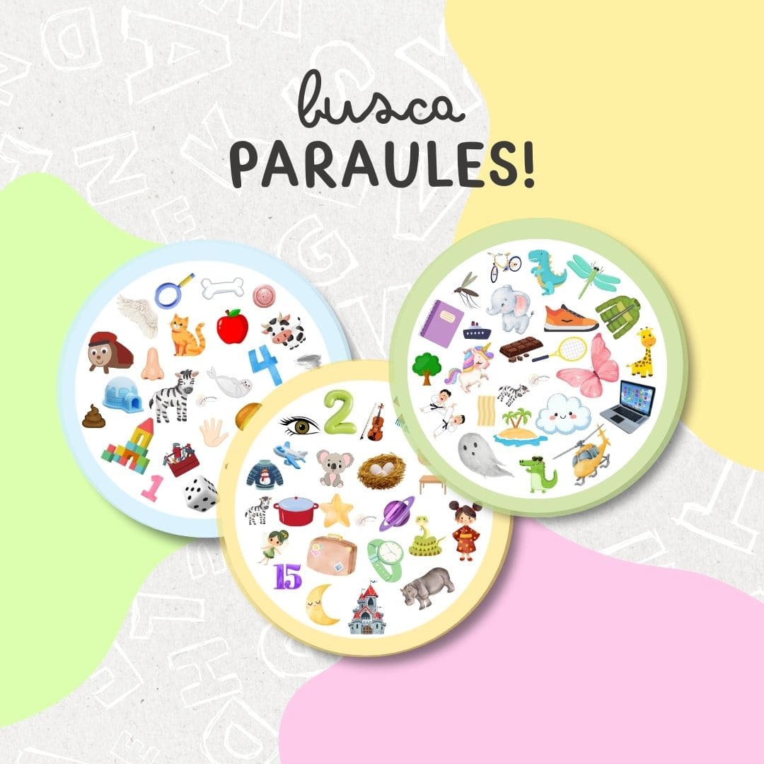 BUSCA PARAULES! EL JOC PER INICIAR-SE A L'ESCRIPTURA!