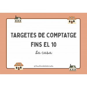 Comptatge fins el 10 de la casa