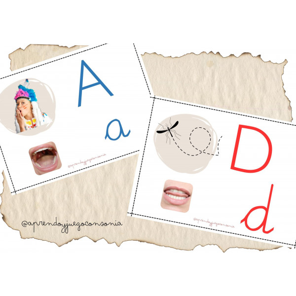 Abecedario  fonético articulemas castellano y valenciano