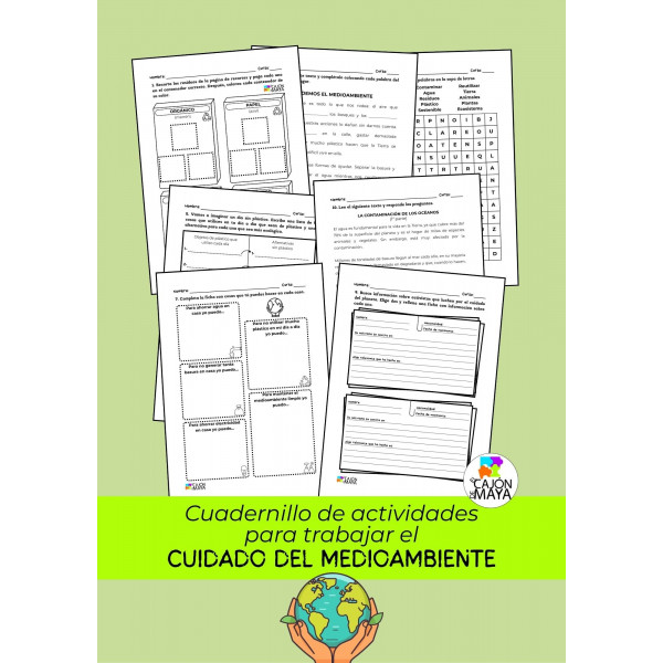 Cuidado del medioambiente - Cuaderno de actividades