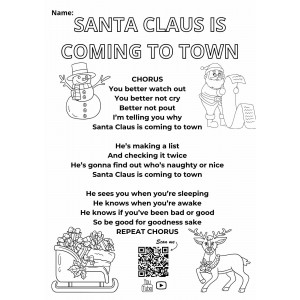Christmas Carol: Santa Claus is coming to town
