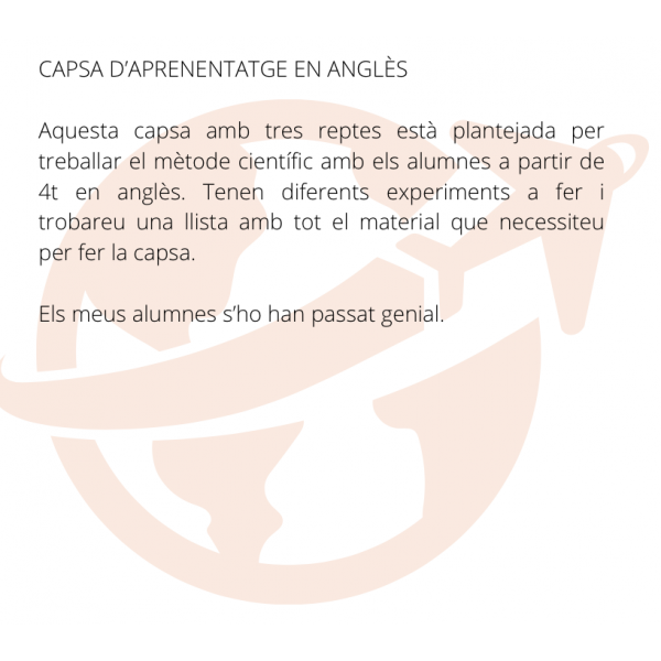 CAPSA APRENENTATGE: THE TRIP OF JOHN